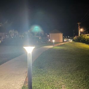 Jardinera Solar GSS, Iluminacion de exteriores