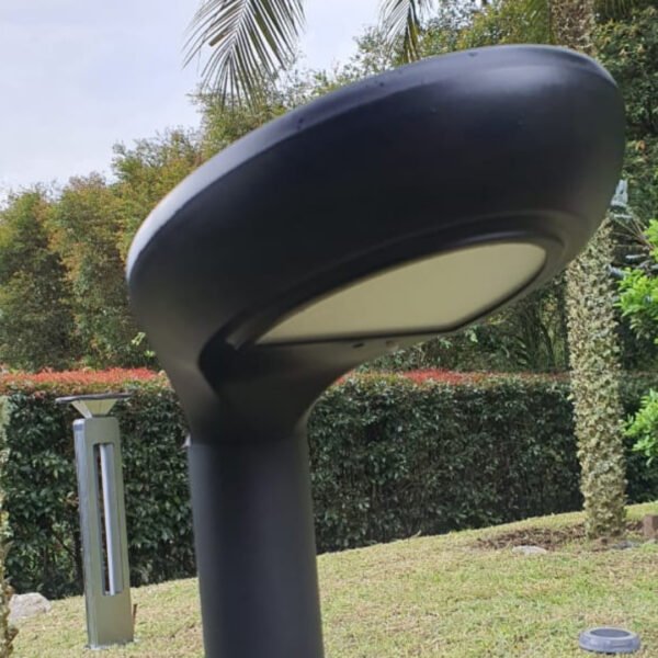 jardinera solar led, iluminacion solar