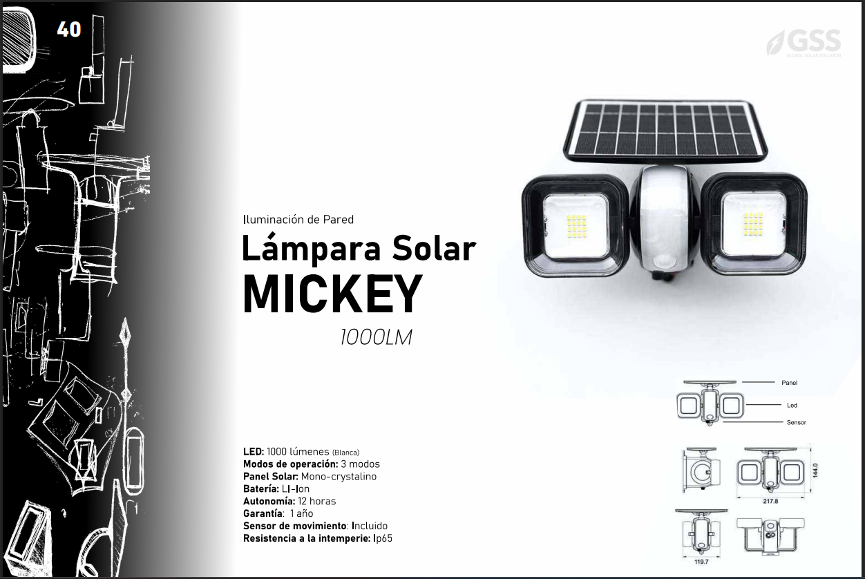 lampara solar mickey lampara solar mickey