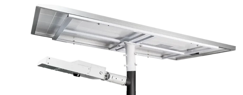 reflector solar instalado