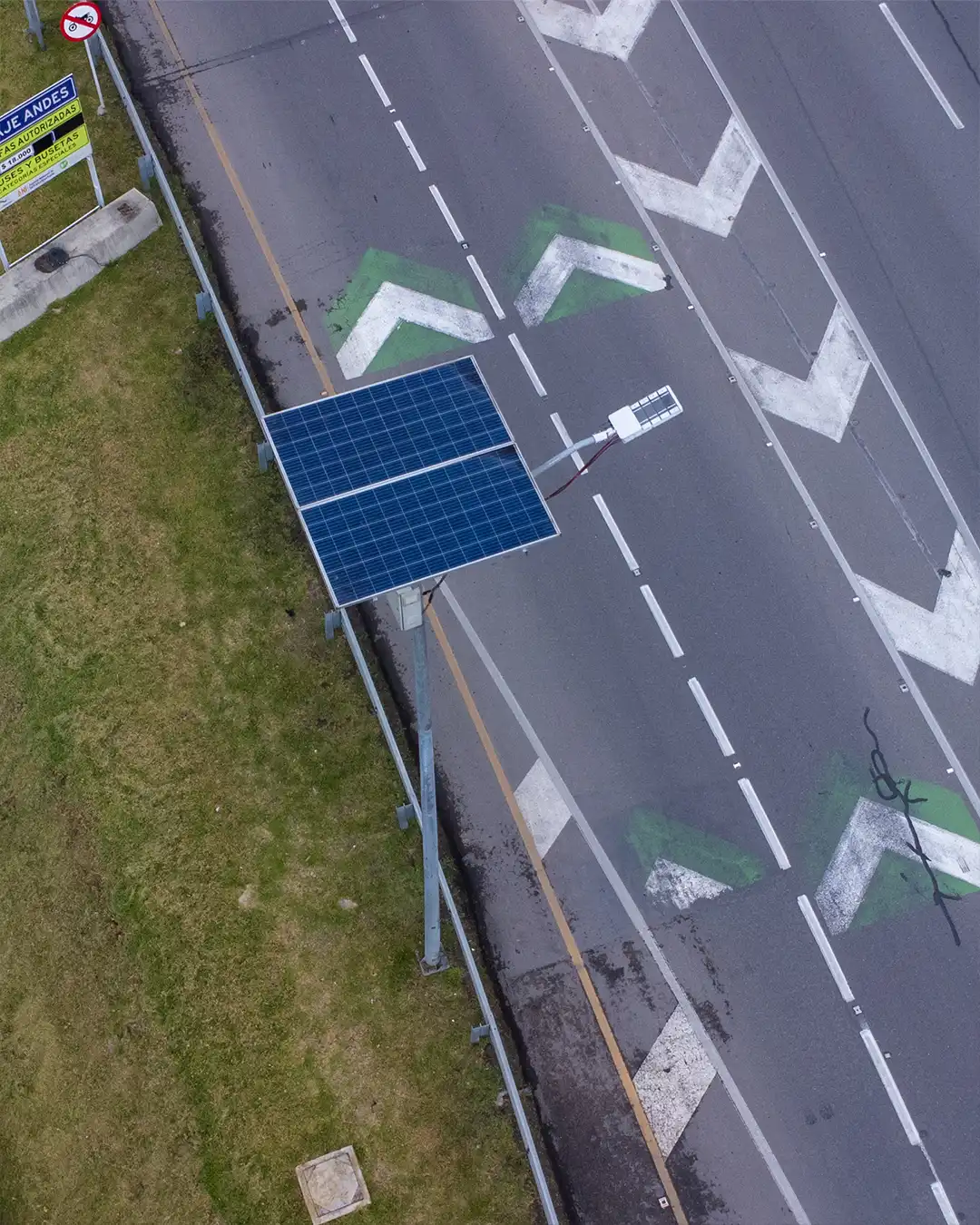 reflector solar plano cenital
